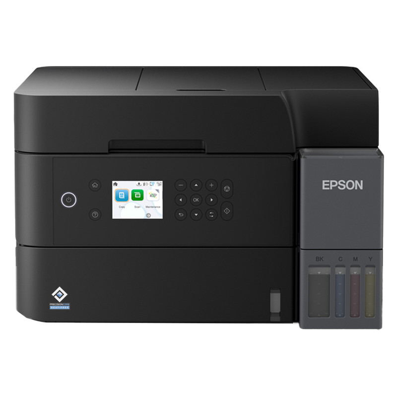پرینتر جوهر افشان چندکاره رنگی اپسون مدل EcoTank L6370 با اتصال باسیم و بی‌سیم سایز چاپ A4 با قابلیت چاپ دو رو