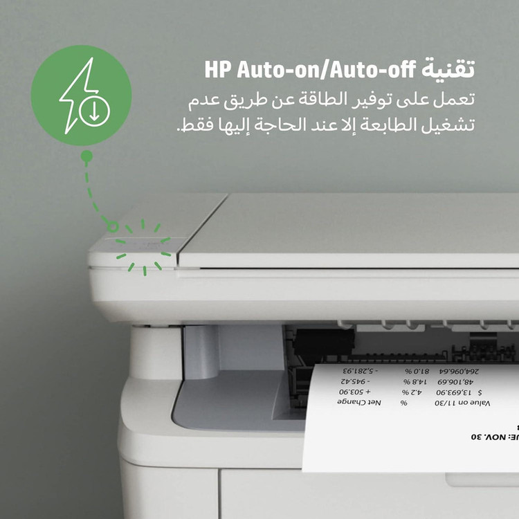 پرینتر اچپی تک رنگ سه کاره با چاپ لیزری مدل LaserJet MFP M141a، سایز چاپ A4