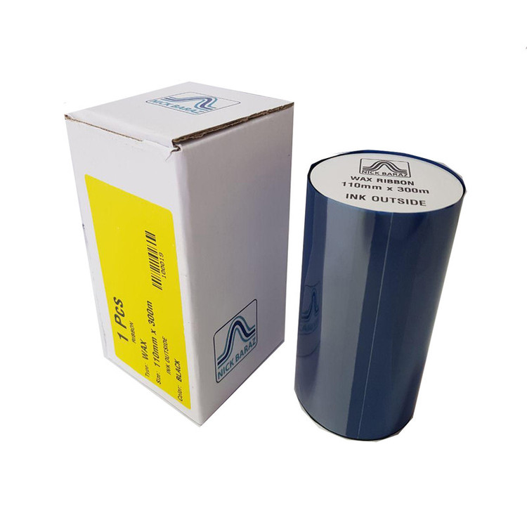 ریبون پرینتر لیبل زن مدل WAX 110mm x 300m