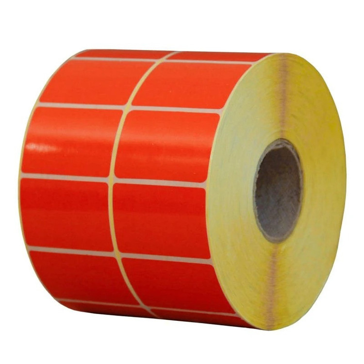 برچسب پرینتر لیبل زن دو ردیفه مدل PVC 51x34 بسته 3000 عددی