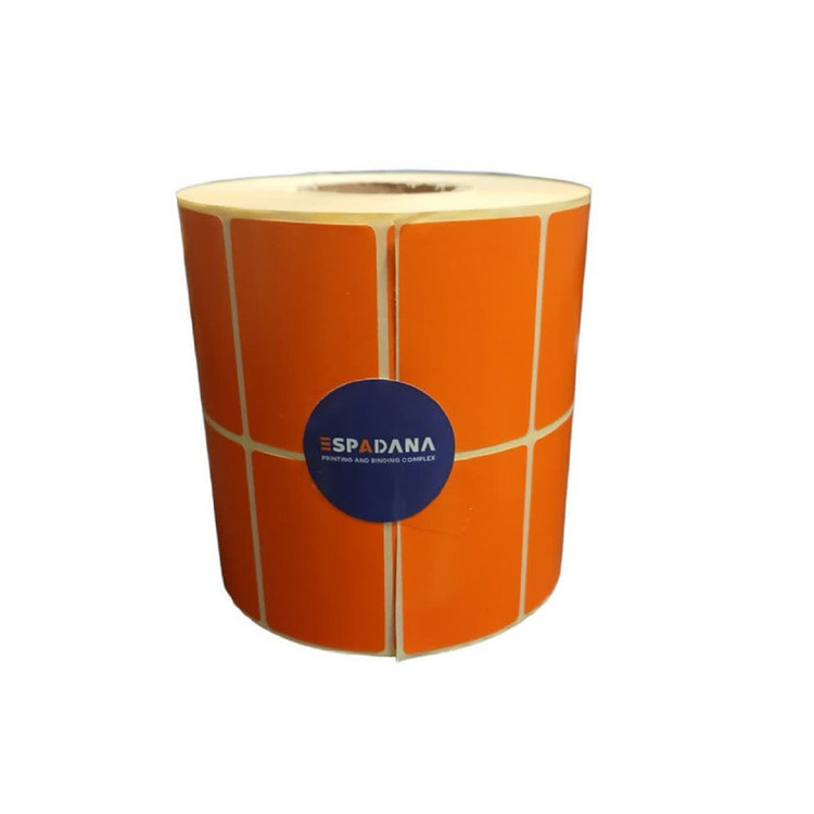 برچسب پرینتر لیبل زن دو ردیفه مدل PVC 51x34 بسته 3000 عددی